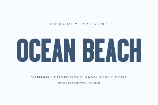 Ocean Beach Font